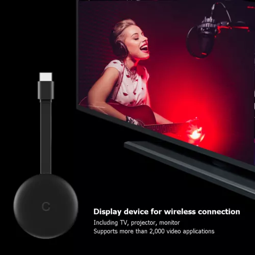 For Chromecast Google Wireless 4K HDMI 2.4GHz 5GHz Display Media Streaming Video - Picture 9 of 12
