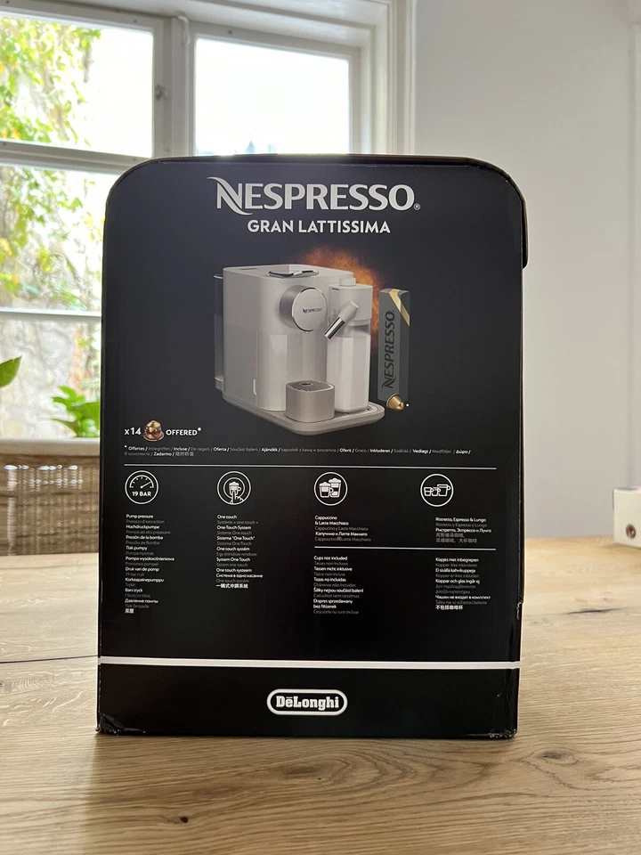Nespresso Gran Lattissima Weiss Neu, Verpackt - Bild 2 von 4