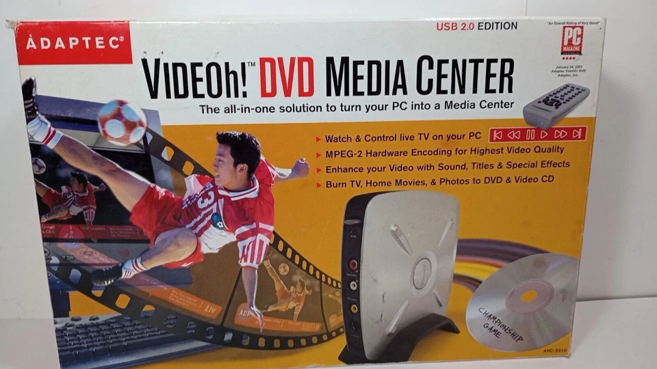 Adaptec AVC-2310 Video Capture Device Complete Bundle w/ Original Box - Image 2 of 4