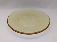 Fire and Light Recycled Glass 11" Diameter Dinner Plate Citrus