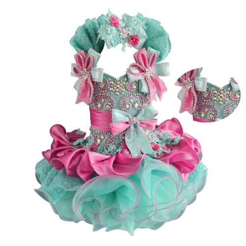 Jenniferwu Pageant Dress Handmade Beaded Dresses Toddler Pageant Princess Dress
