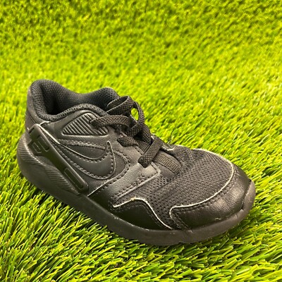 Nike LD Victory Boys Size 9C Black Walking Athletic Running Shoes Sneakers