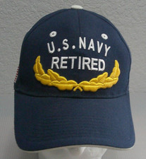 Cap US Navy Retired Adjustable Fits Most.