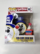 Funko Pop! Ad Icons Dum-Dums #105 Dum-Dums Drum Man NYCC 2020 Vinyl Figure Cased