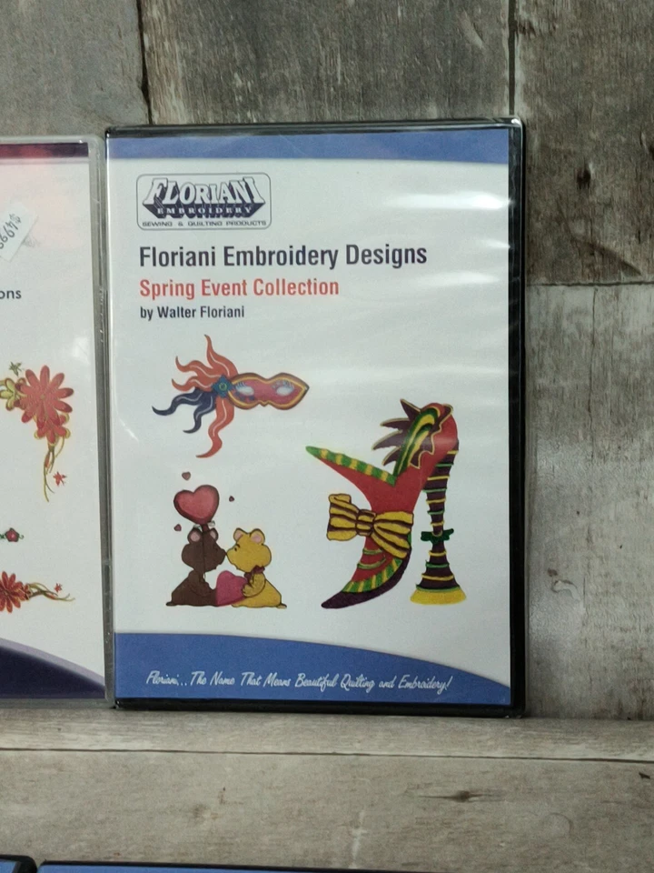 Lote de 6 CD Bordados Floriani Temática Floral/Primavera 3 Nuevos 3 Usados Foto 2 de 4