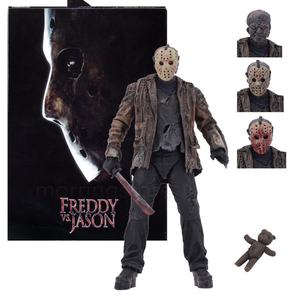 NECA Freddy Vs Jason Ultimate Jason Voorhees 7" Action Figure Model PVC Doll Toy