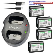 Kastar Battery Dual USB Charger for Sony NP-FW50 BC-VW1 ILCE-6000 Alpha a6000