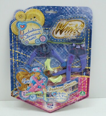 Winx Club Fashion Denim. Kleid Flora. Rainbow Preziosi Games 2008