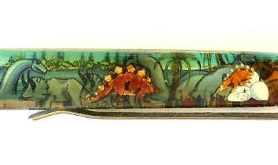 Stegosaurus Floaty Pen Moving Dinosaur Egg Hatching Baby Prehistoric Vintage