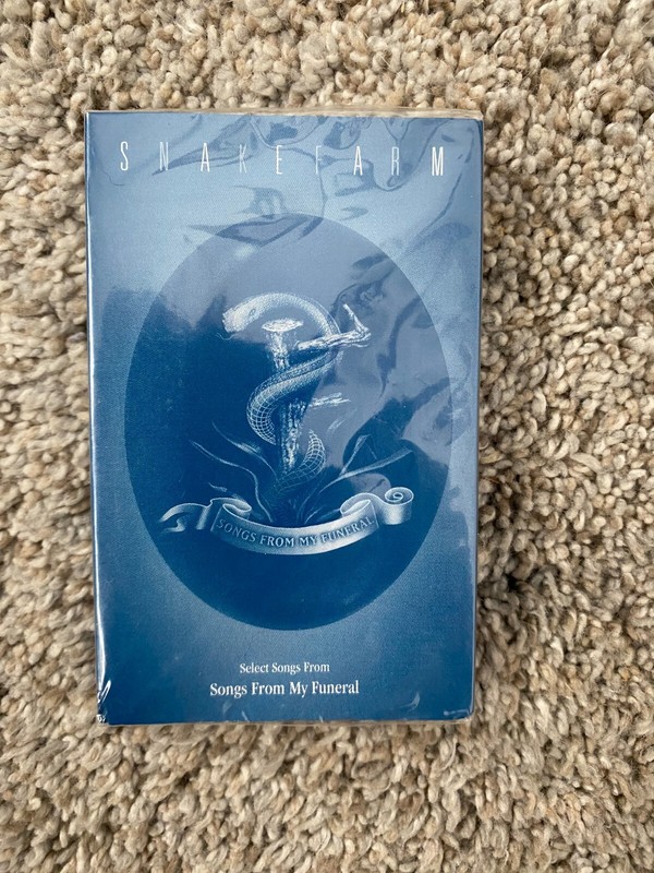 SNAKEFARM - SONGS FROM MY FUNERAL - 1999 SEALED RARE ORIGINAL PROMO CASSETTE