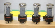 4 - NOS NIB Closely Matched  GE 7408 / 6V6GT Tubes Maxi, Hickok 539B Tested 103%