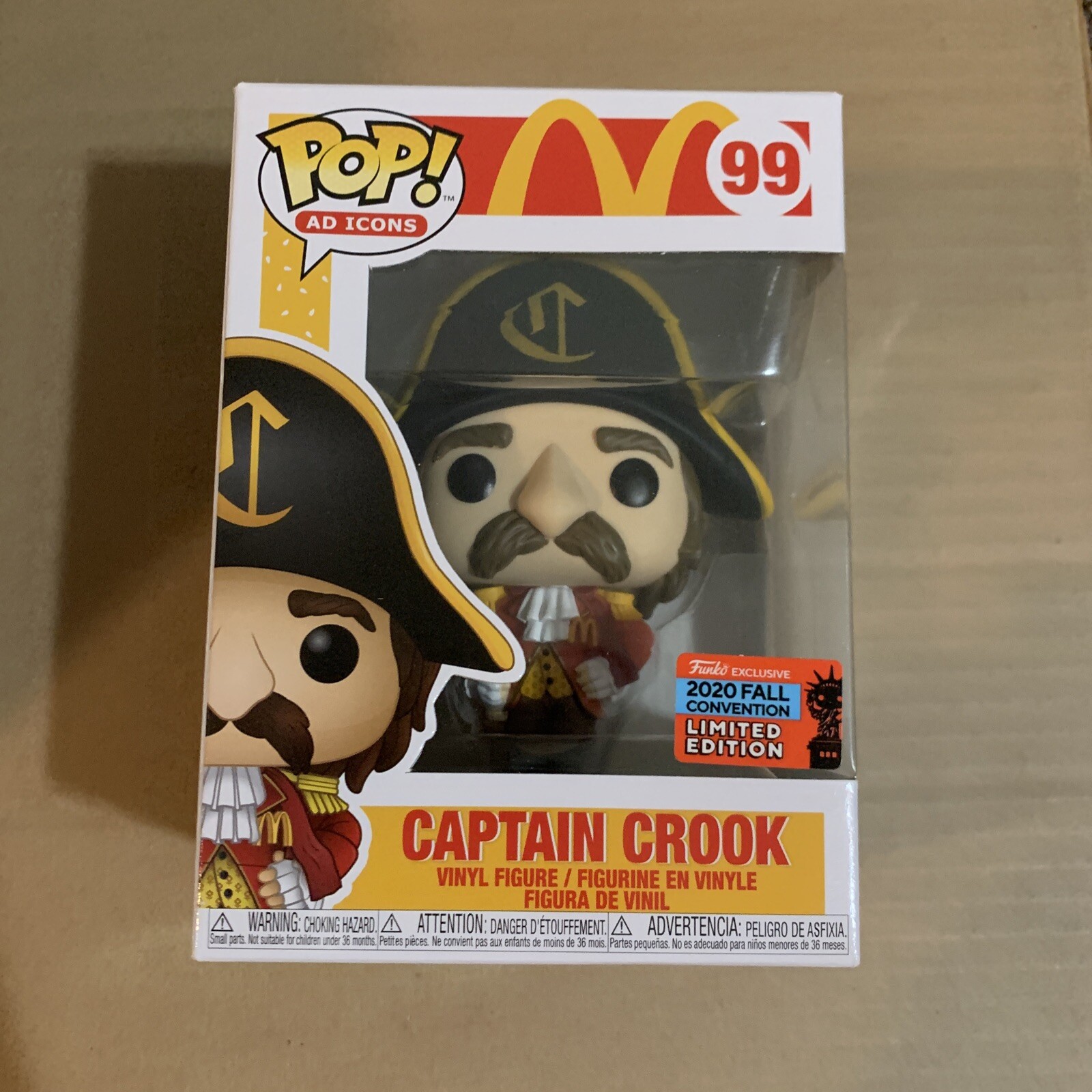 Funko Pop! Ad Icons: Mcdonalds - Captain Crook 2020 Convention Exclusive Figure