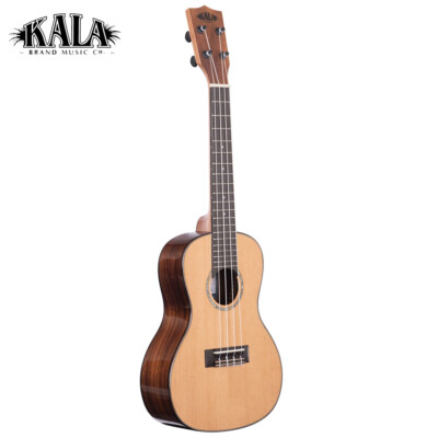 Kala KA-SCAC-C Gloss Solid Cedar Top Acacia Body Concert Ukulele