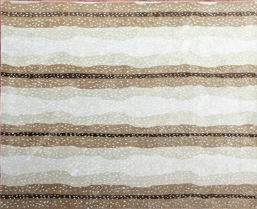 Wool Rug Antelope Animal Hand Tufted Modern Animal Print Trend 3x5 5x8 8x10 9x12