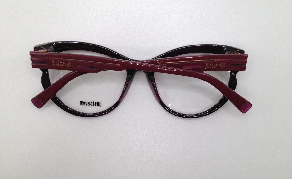 Just Cavalli JC0764 col.083 Women\'s Eyeglasses Frame Maroon Cat Eye 53-17-140 mm Giselle Cat Eye Burgundy Eyeglasses | Glassesshop main image 2