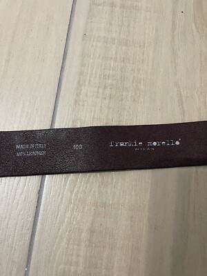 Frankie Morello Leather Belt Dsquared Runaway Luxury Retail  display picture 1