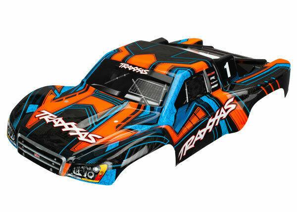 Traxxas Slash 4x4 Ultimate Orange Blue 