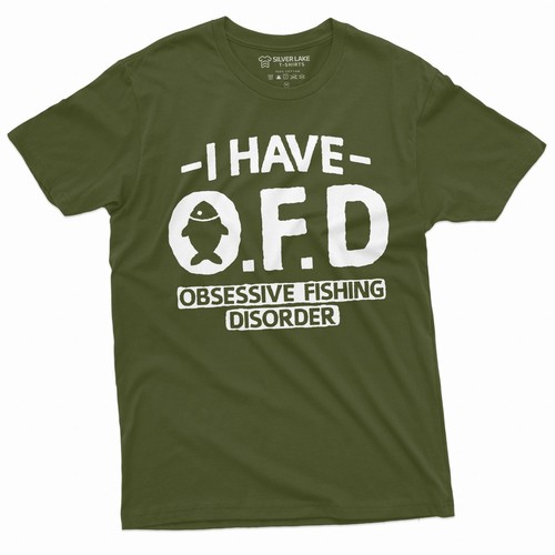 Camiseta de trastorno de pesca obsesivo de pesca OFD para hombres - Imagen 3 de 9