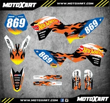 Custom Graphics Kit BLAZE Style sticker kit to fit KTM 50 2009 - 2015 decals