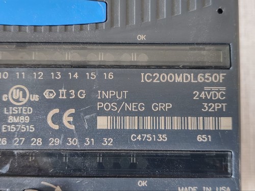LOT 2 PCS. GE FANUC IC200MDL650F INPUT MODULE - Picture 3 of 8