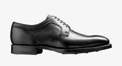 Men's Handmade Bespoke Lace Up Derby Shoe Formal Genuine Granny Leather Shoes