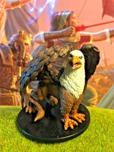 Griffon D D Miniature Dungeons Dragons Pathfinder Deep Druid Large 32 Monster Z Ebay