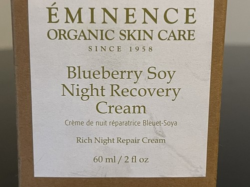 Eminence Blueberry Soy Night Recovery Cream 60ml / 2oz New in Box - Picture 2 of 2