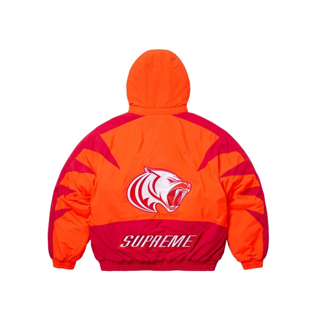 Supreme Wildcat Sideline Puffer Jacket Orange 23FW Official