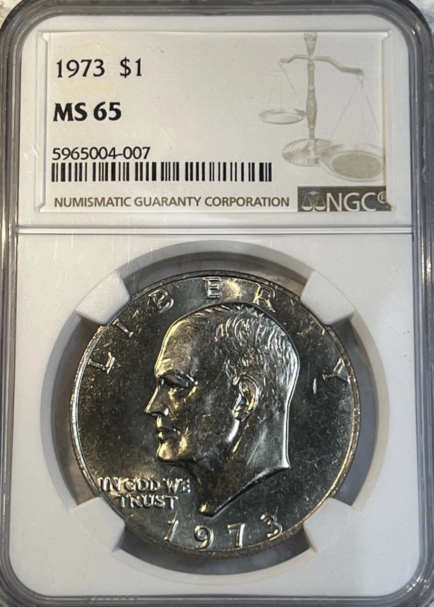 1973 Grade MS 65 Eisenhower Dollars (1971-1978) for sale | eBay
