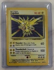 Pokémon TCG WOTC Base Set Zapdos 16/102 Holo Rare 1999 90 HP English Basic