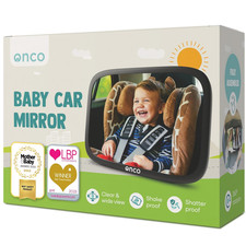 Baby Car Mirror Rear Facing - Double Award-Winning Convex Car Mirror for Baby, 1