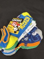 Mickey the True Original Kids No Show Socks 5 Pack