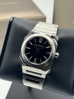 BULGARI OCTO SOLOTEMPO 38 Automatic! BGO38S *FULL SET!*