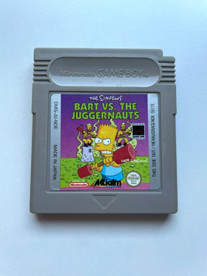 Bart vs. The Juggernauts | Simpsons | Original GameBoy Classic Spielmodul