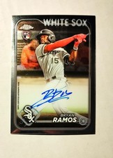 Bryan Ramos 2024 Topps Chrome RC AUTO Cardinals  Rookie AUTOGRAPH RA-BRR Raw P6