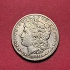 (1) Beautiful Antique 1891-CC Morgan Silver Dollar CHOICE F-FINE KEY DATE