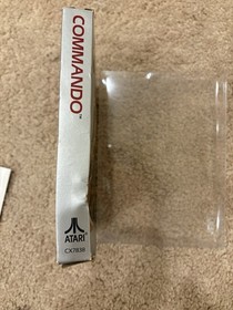 Commando Atari 7800 Video Game Complete with Manual and Box Tested CIB Rare!