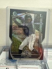 2023 Bowman - Chrome Prospects Dyan Jorge #BCP-22 Navy Mojo Refractor /175 (RC)