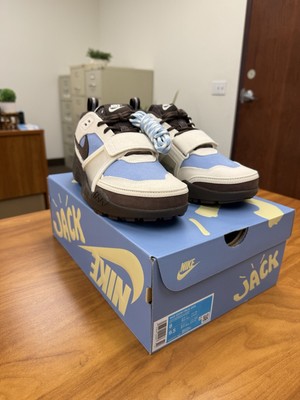 Travis Scott x Nike Zoom Field Jaxx Leche Blue Men Size 8 Cactus