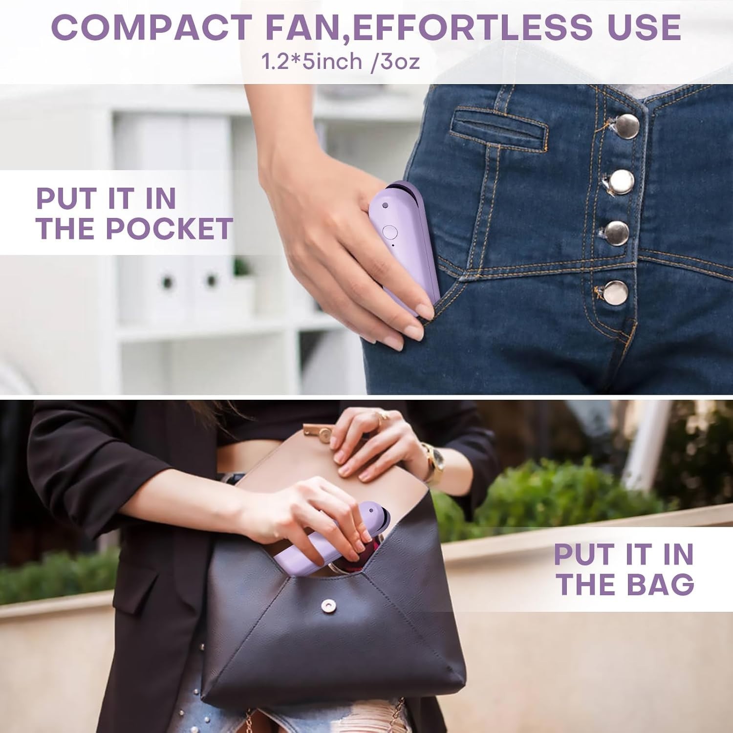 Nezylaf Portable Mini Handheld Fan