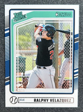 2024 Donruss #108 Ralphy Velazquez Rated Prospect Cleveland Guardians