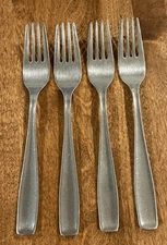 4 Dinner Forks WMF LINE Stainless Germany Triangle Mark 7 5/8"