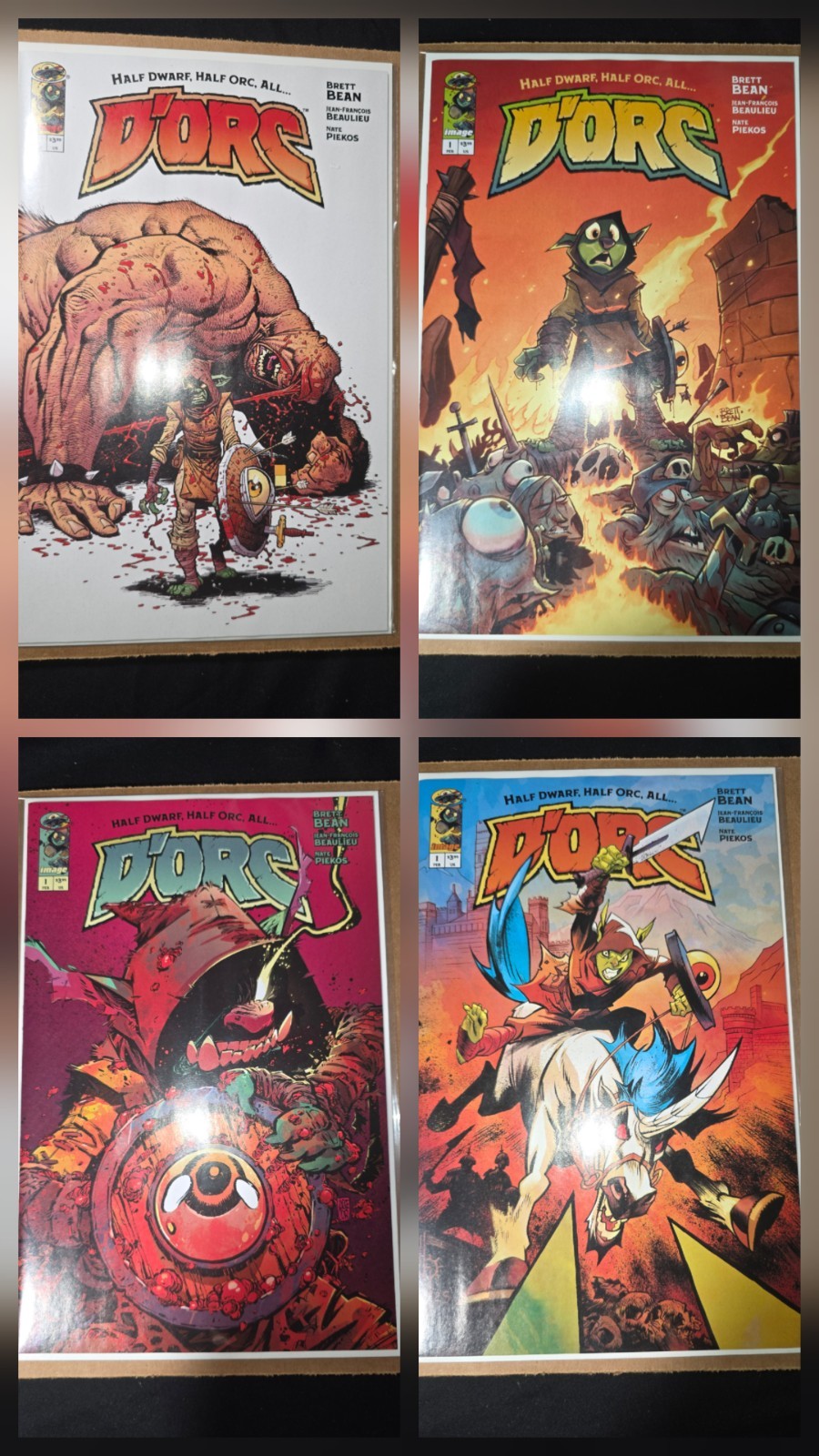 Cubierta D'orc #1 A, B, C y 1:25