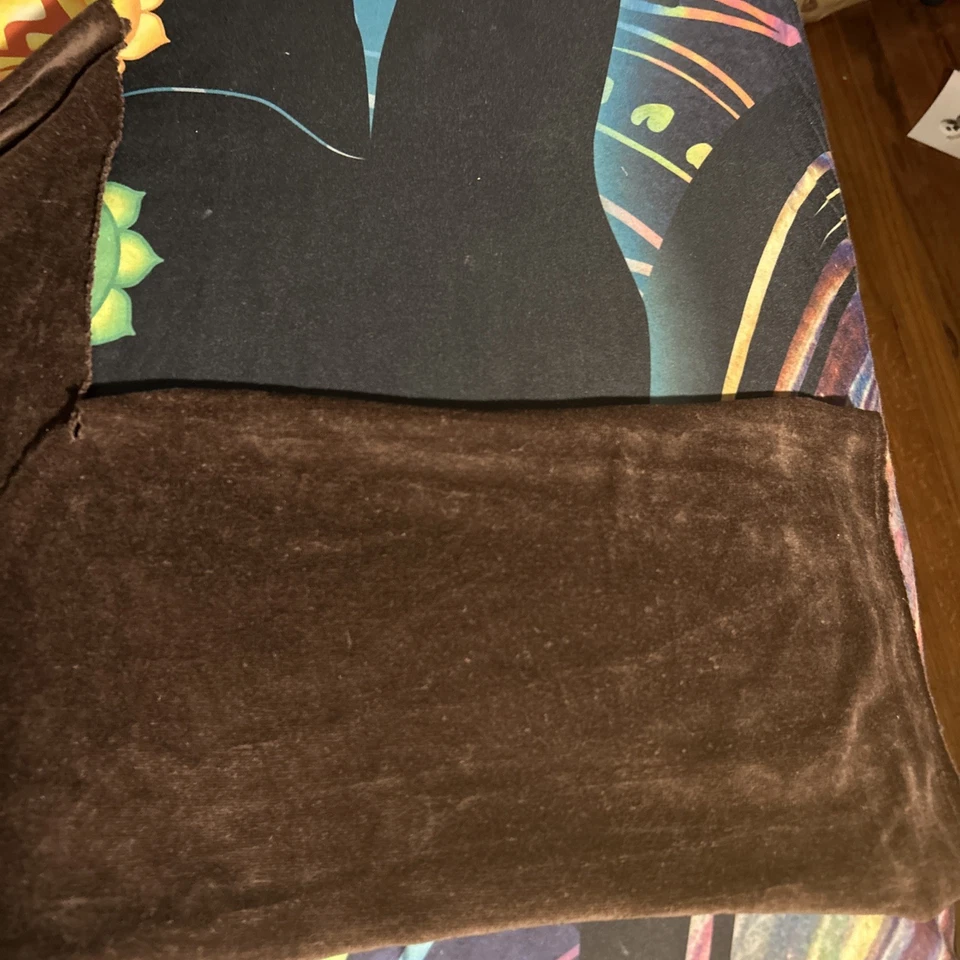 VINTAGE Teddy Bear Brown Faux Fur Velvet FABRIC - Image 3 of 3