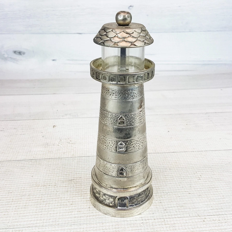 Godinger посеребренный маяк солонка и мельница для перца мельница в одном новый - Изображение 3 из 4