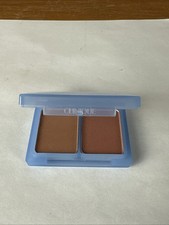 CLINIQUE Sheer Powder Blusher Duo 01 BARELY NUDE 12 CHEEKY PEACH Discontinued