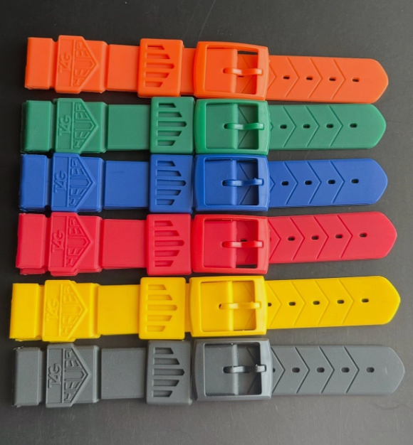 Alternative Rubber Strap 18mm for Tag Heuer Vintage, all colors
