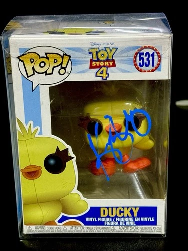 Keegan Michael Key Signed Funko Pop #531 Ducky Toy Story JSA Certified