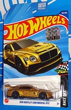 Hot Wheels 2025 Factory Set HW Race Day #162 2018 Bentley Continental GT3 Gold