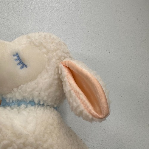 Vintage Eden Toys Lamb Plush Stuffed Animal Musical Sheep Wind Up Retro 1990 - Picture 5 of 11